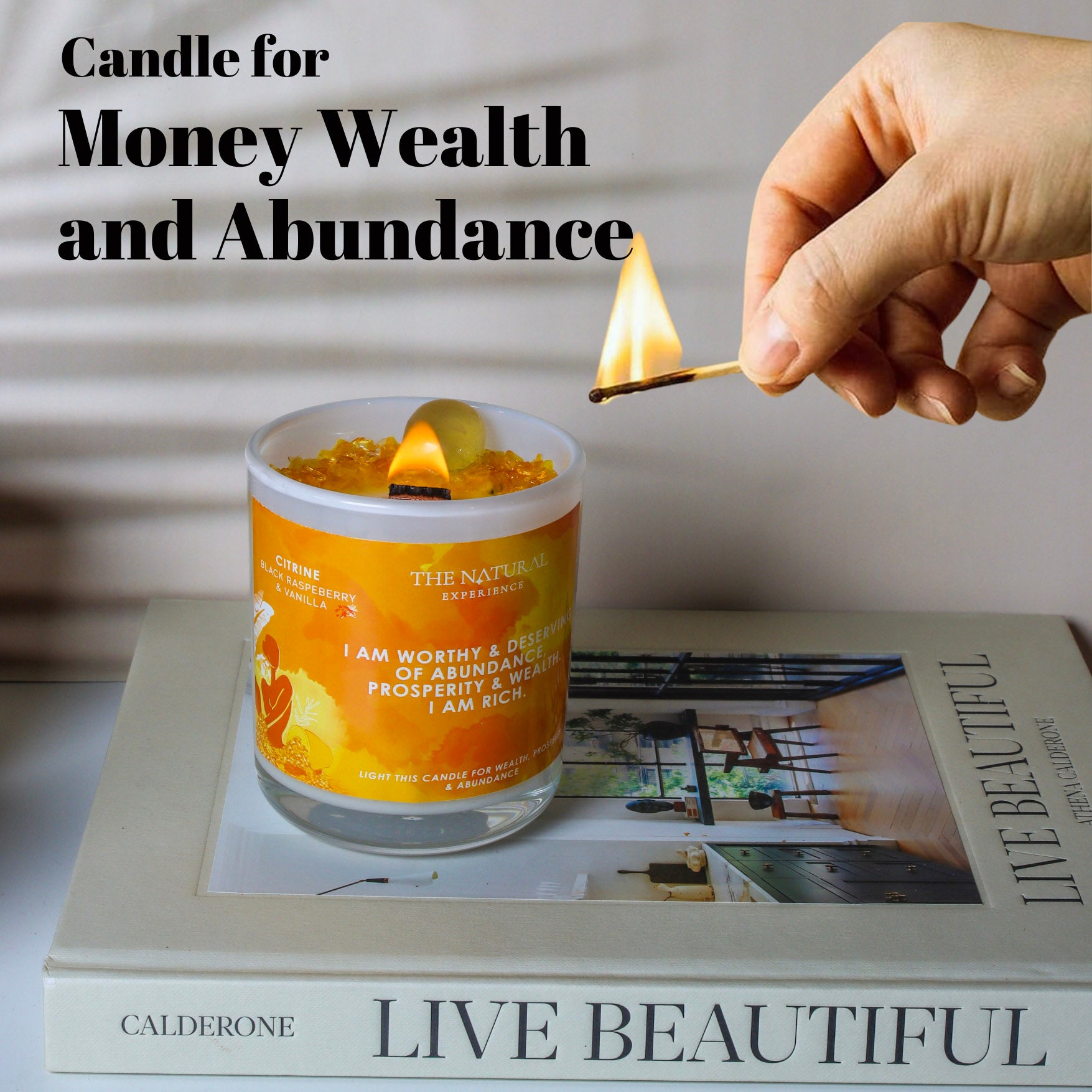 Candle for Money, Wealth and Abundance
