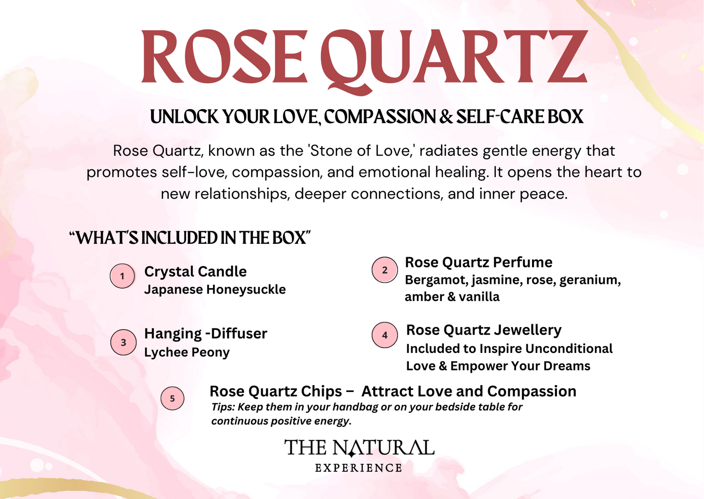 Rose Quartz- Your Unconditional Love Box