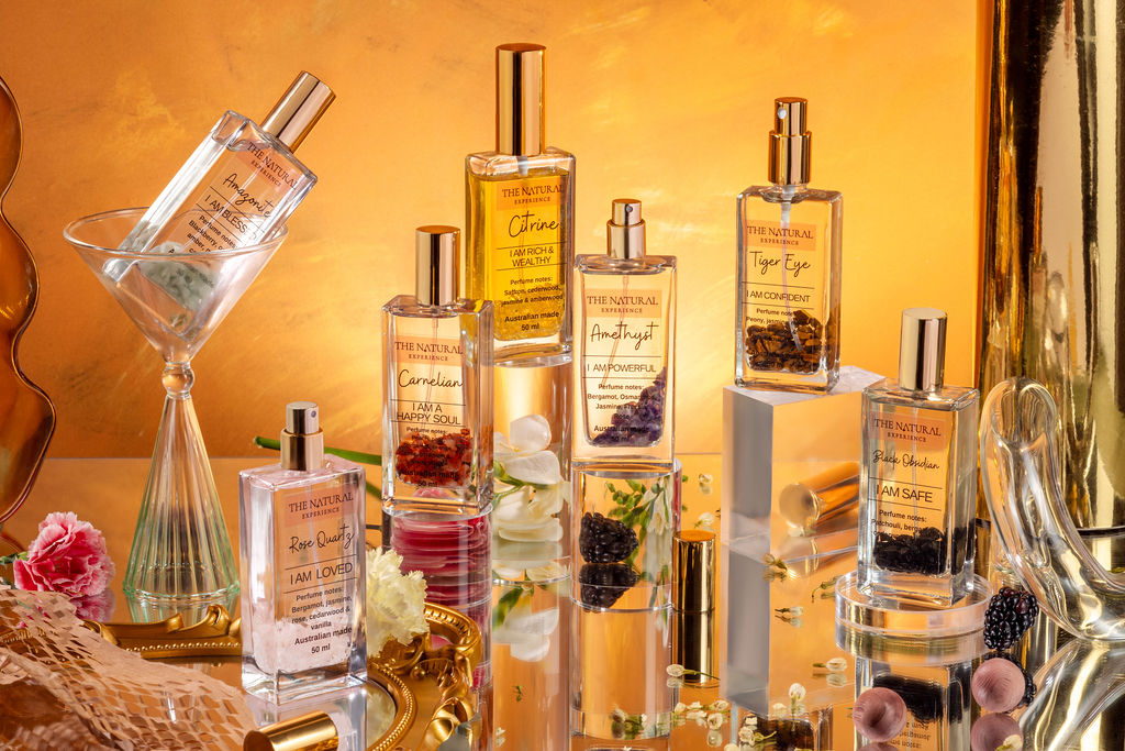 The Complete Crystal-Infused Perfume Collection