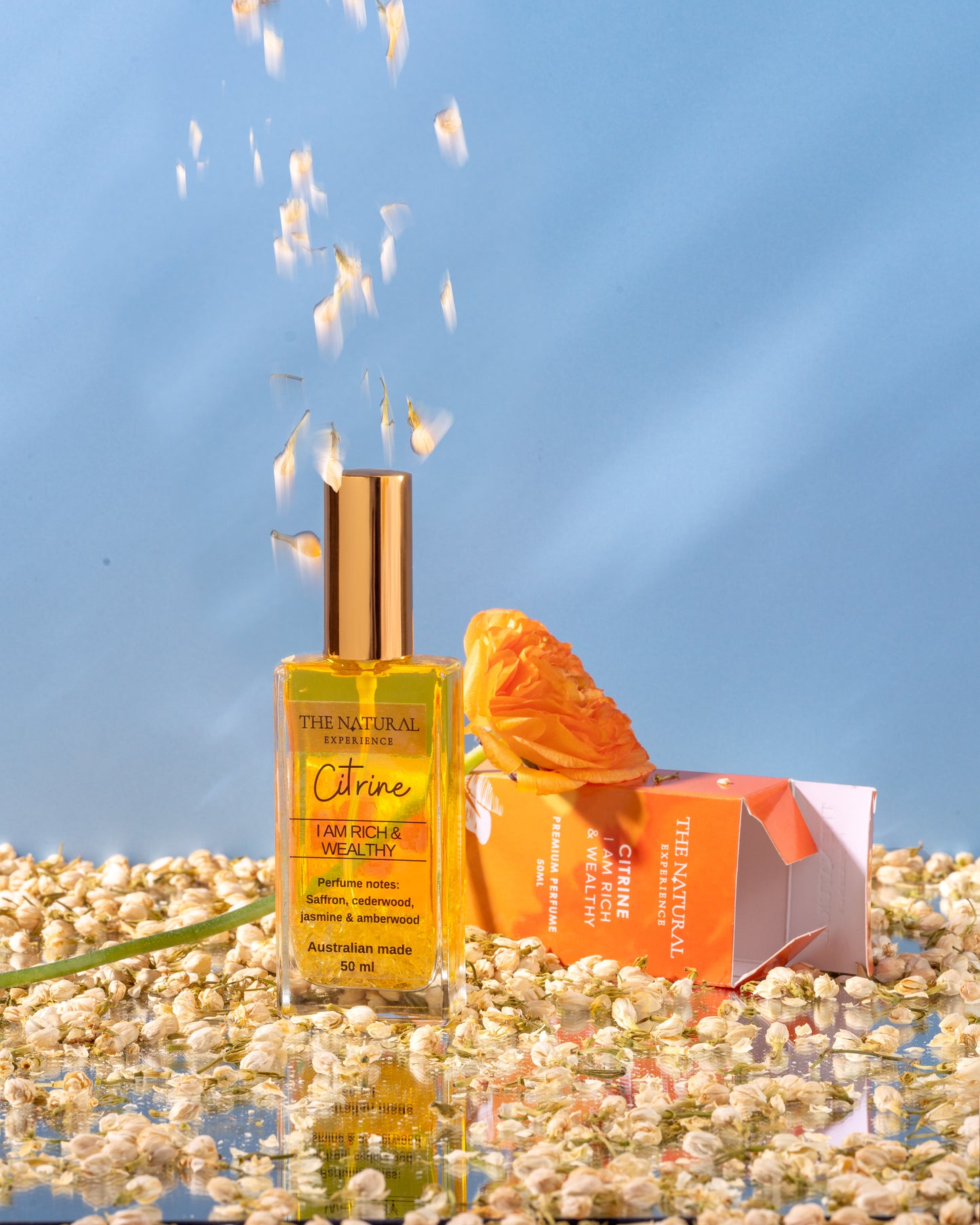 Citrine – I am Rich & Wealthy – Perfume for Money Wealth and Abundance.