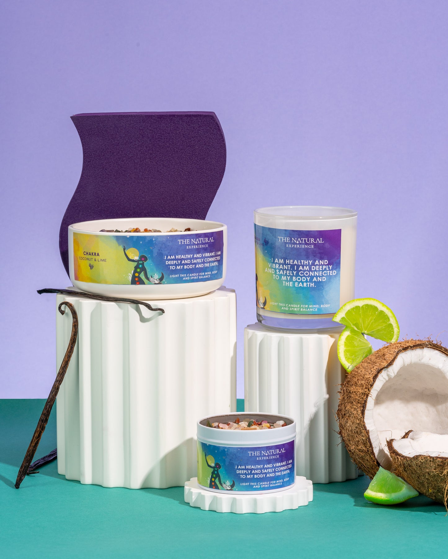 Chakra – Candle for Mind Body Sprit Balance – Coconut and Lime
