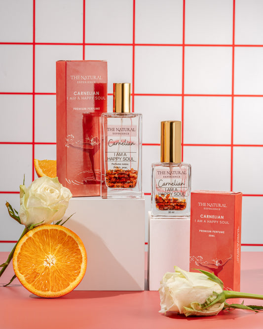 Carnelian – I am a Happy Soul – Perfume for Happiness and Self-Esteem.