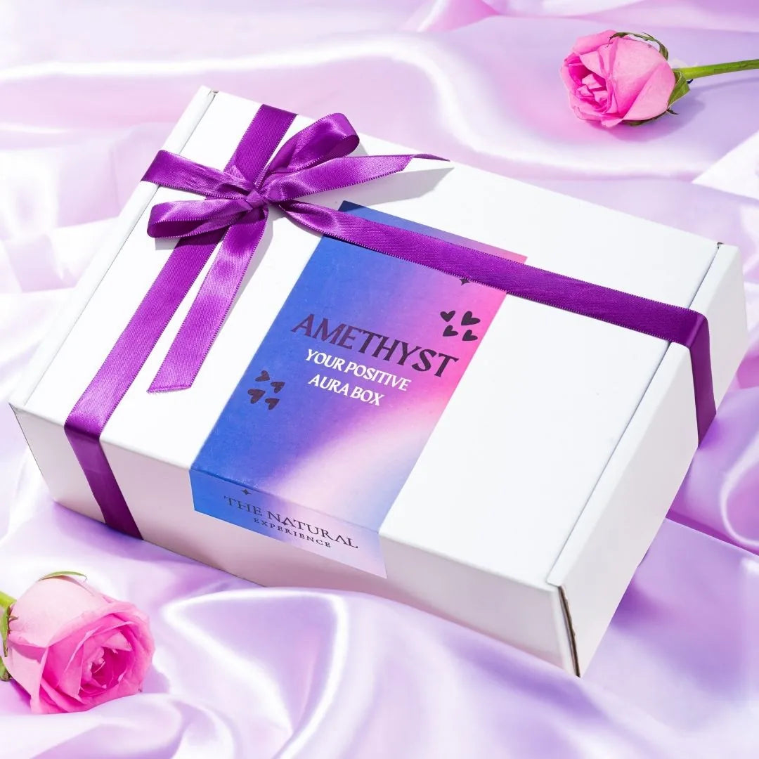 Amethyst Positive Aura gift box