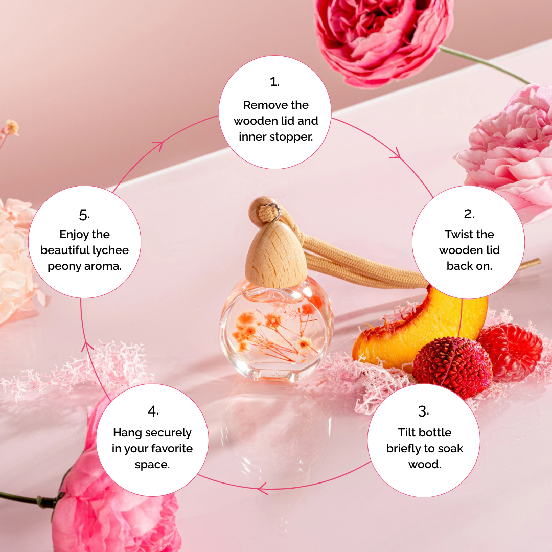 Lychee Peony Hanging Diffuser