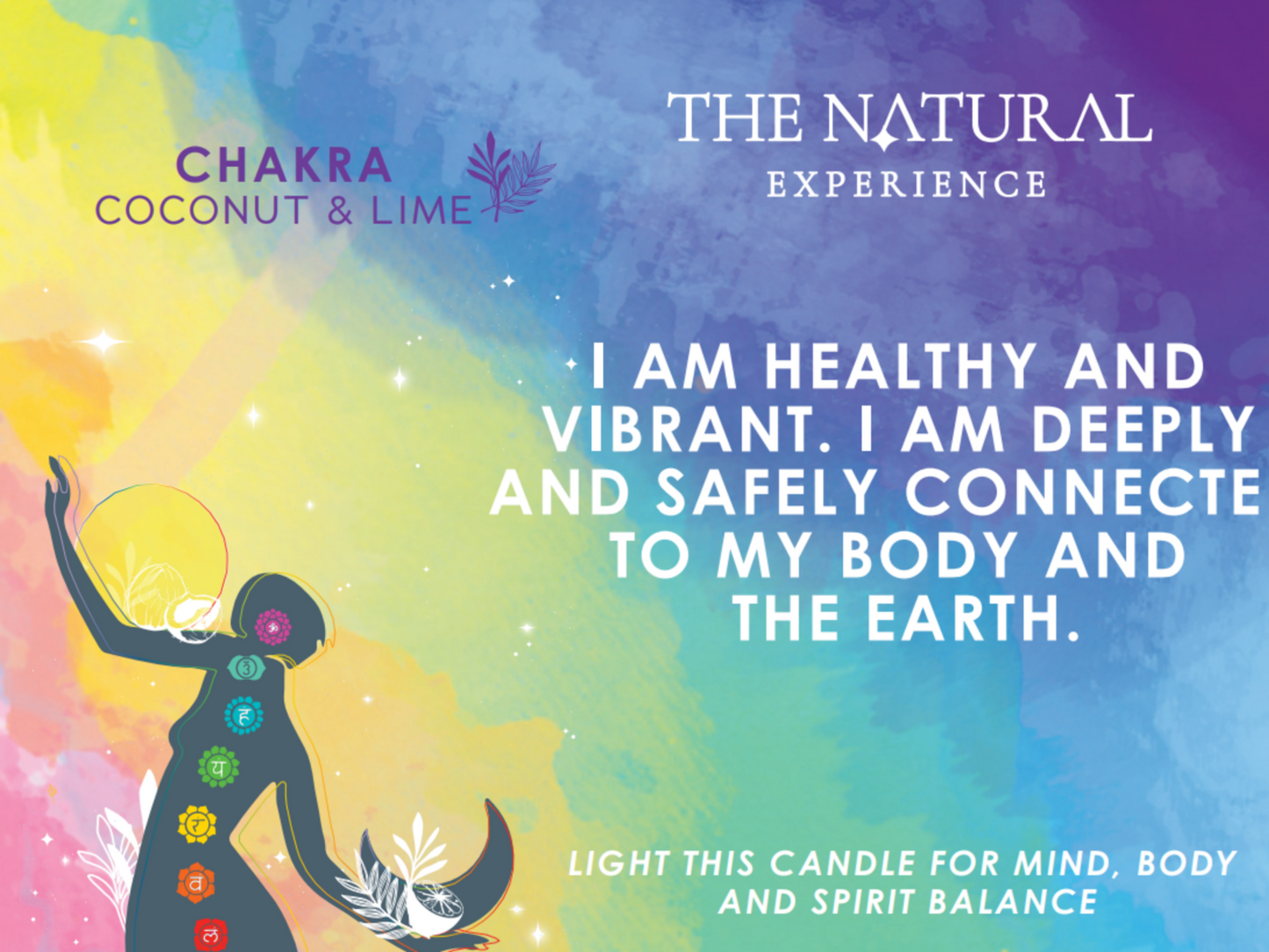 Chakra – Candle for Mind Body Sprit Balance – Coconut and Lime