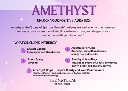 Amethyst - Unlock Your Positive  Aura Box
