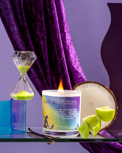 Chakra – Candle for Mind Body Sprit Balance – Coconut and Lime