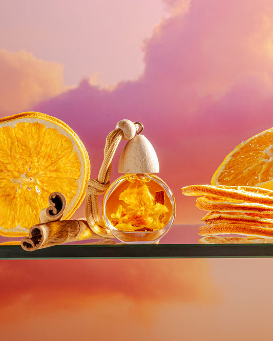 Orange and Cinnmon - Car Air Freshener with Essential Oils