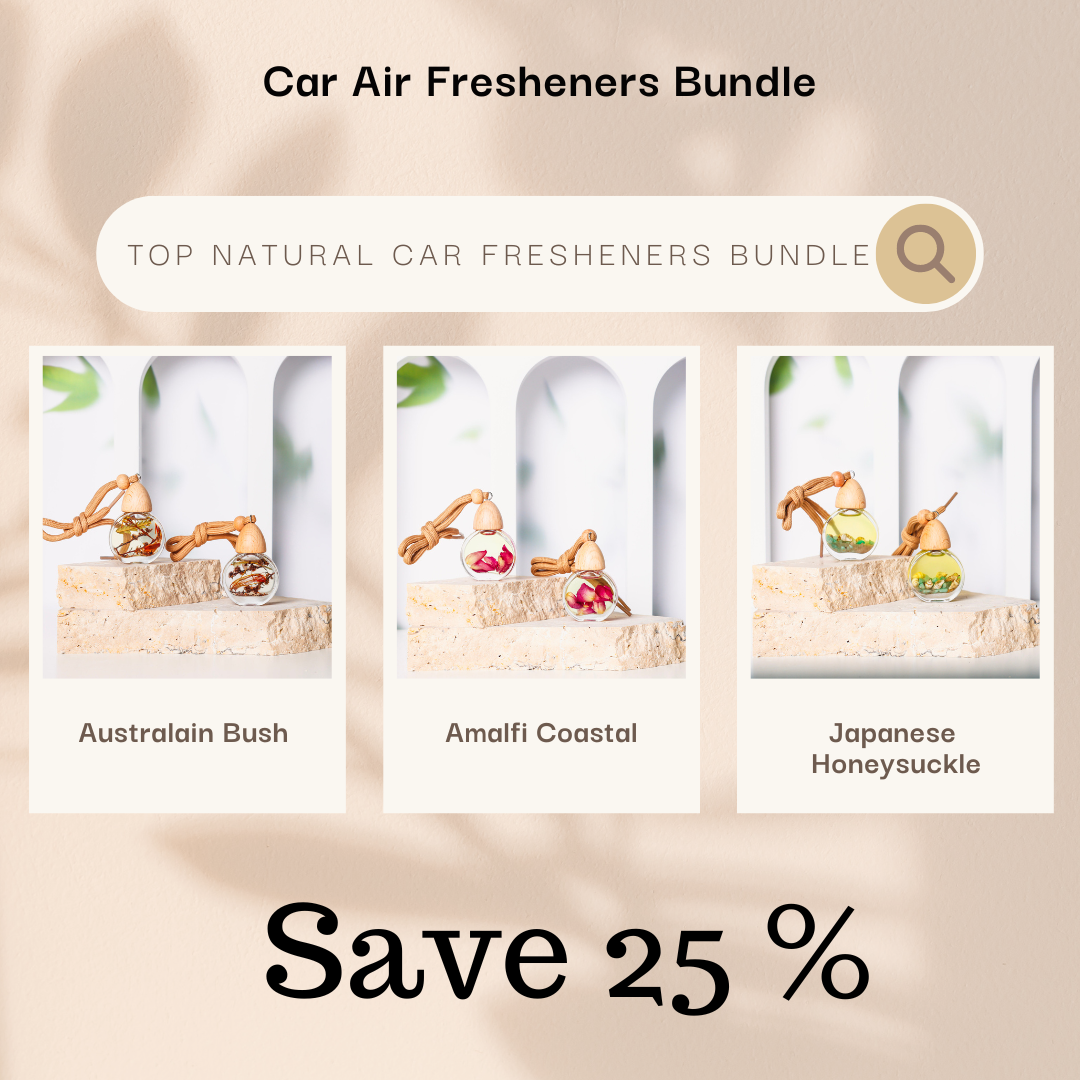 Our Best - 3 Natural Car Air Fresheners Bundle